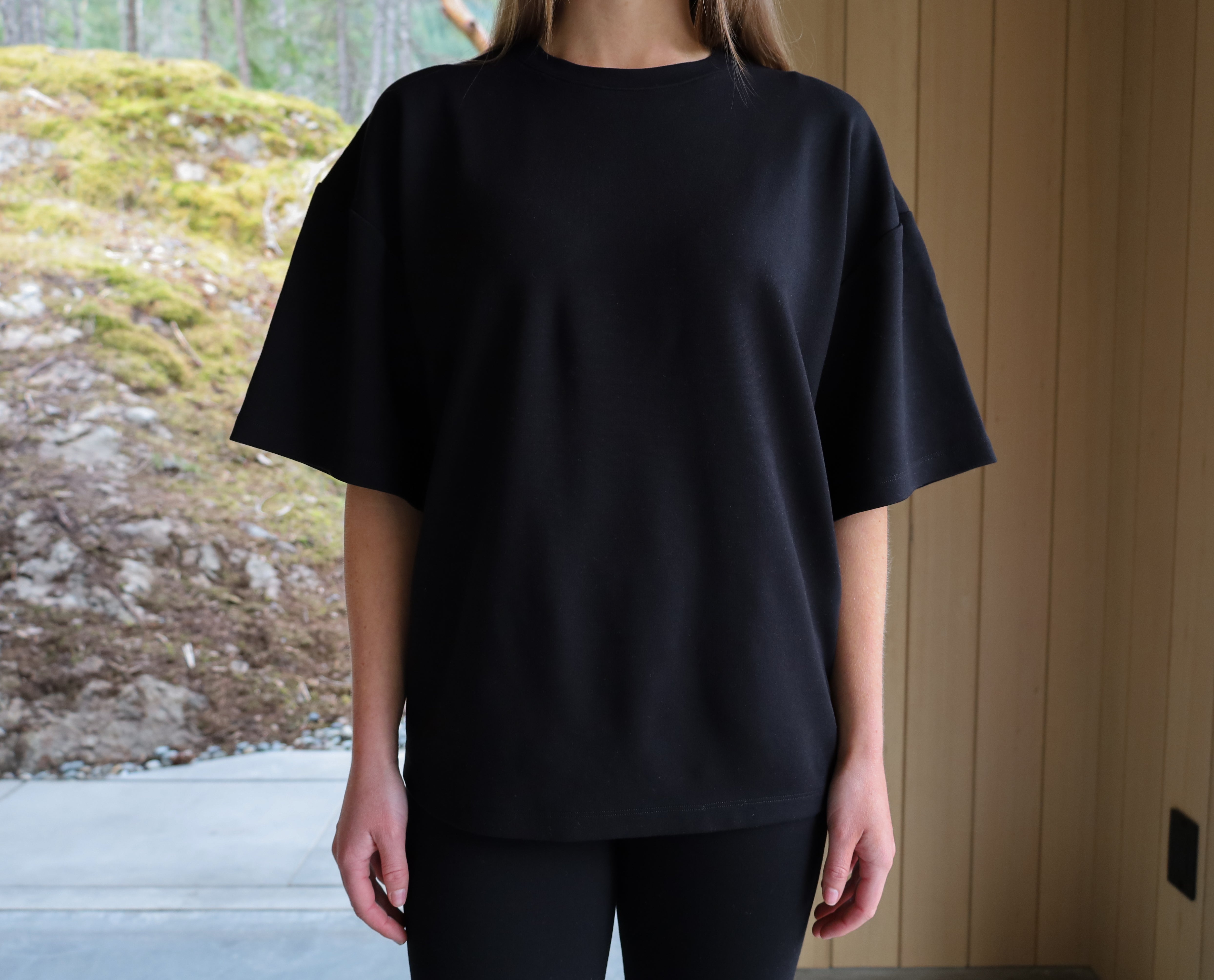 Ponte Boxy T-Shirt – Denise Larochelle