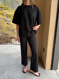 Ponte Straight Leg Pant